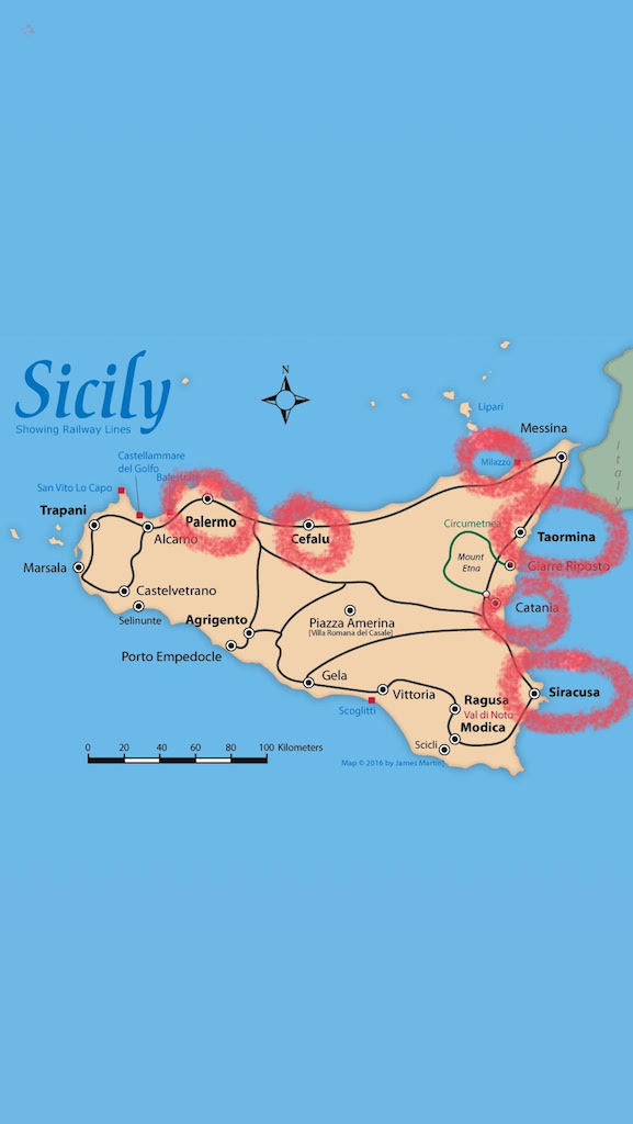 Sicilija mapa