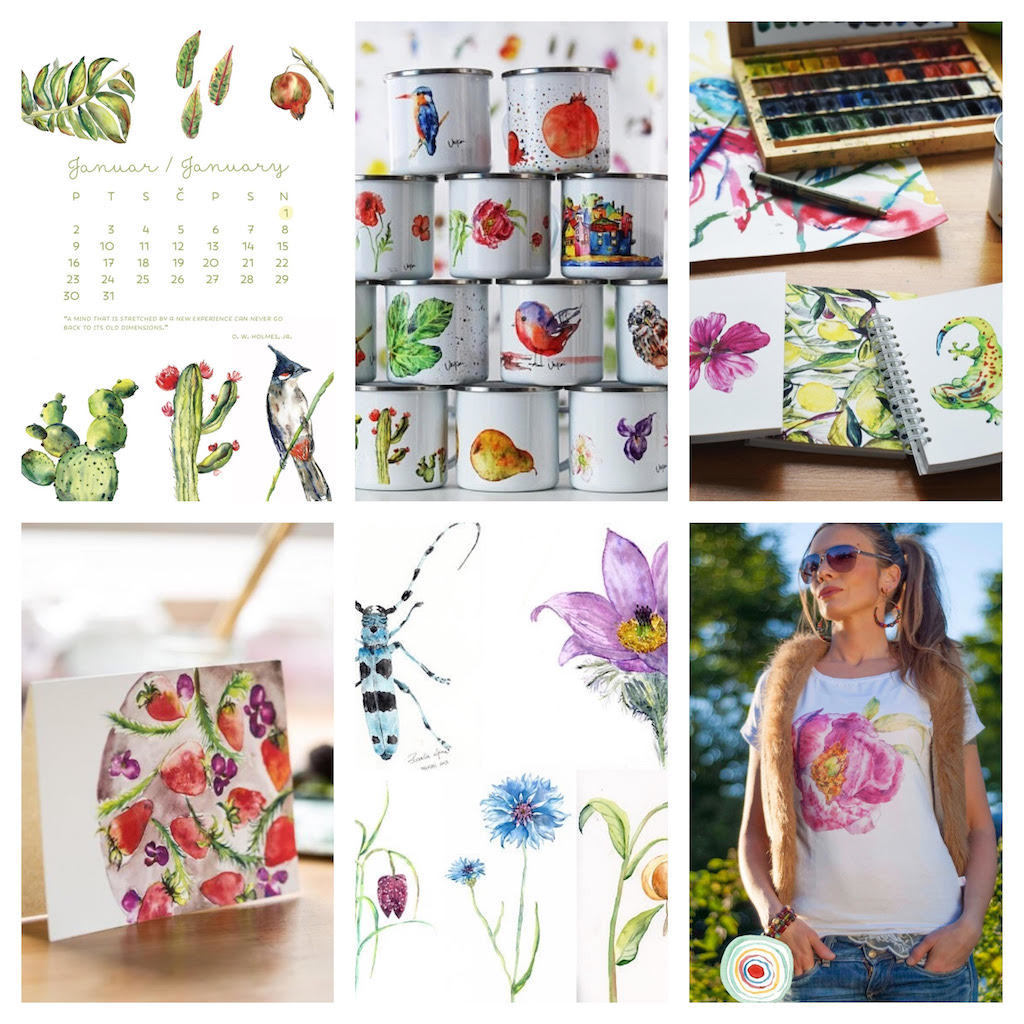 urikuri ilustracije, urikuri izdelki